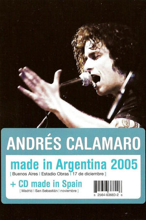 En dvd sur amazon Andrés Calamaro - Made In Argentina