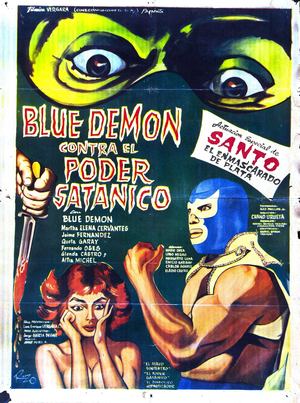 En dvd sur amazon Blue Demon vs. el poder satánico