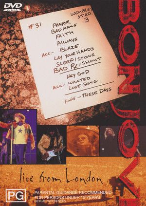 En dvd sur amazon Bon Jovi: Live from London