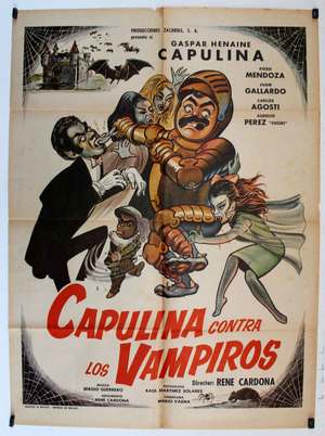 En dvd sur amazon Capulina contra los vampiros