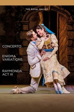 En dvd sur amazon Concerto / Enigma Variations / Raymonda Act III (Royal Ballet)