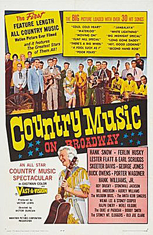 En dvd sur amazon Country Music on Broadway