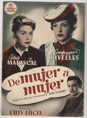 En dvd sur amazon De mujer a mujer