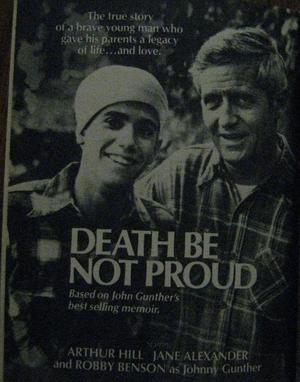 En dvd sur amazon Death Be Not Proud