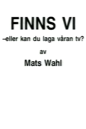 En dvd sur amazon Finns vi - eller kan du laga våran TV?