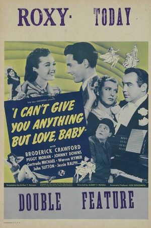 En dvd sur amazon I Can't Give You Anything But Love, Baby