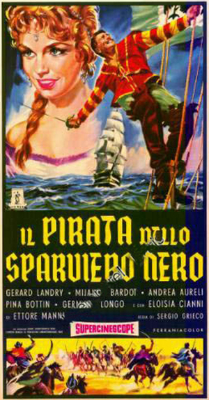 En dvd sur amazon Il pirata dello sparviero nero