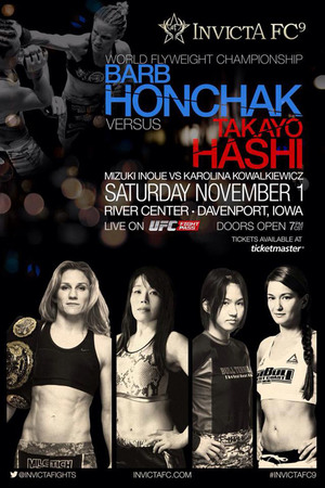 En dvd sur amazon Invicta FC 9: Honchak vs. Hashi