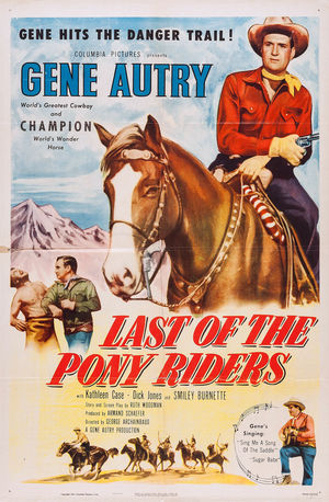 En dvd sur amazon Last of the Pony Riders