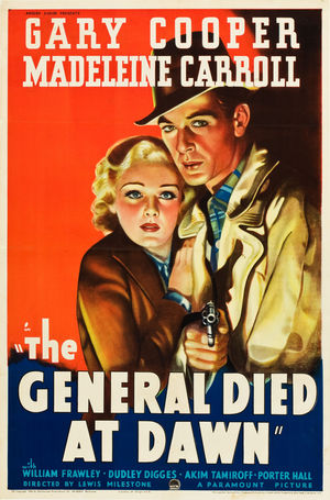 En dvd sur amazon The General Died at Dawn