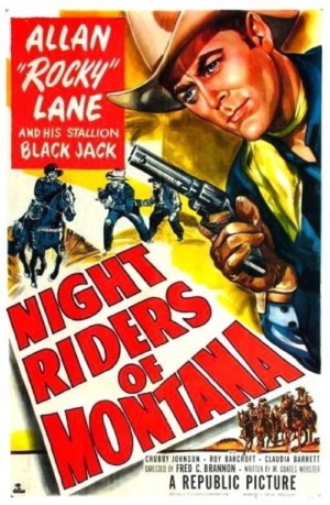 En dvd sur amazon Night Riders of Montana