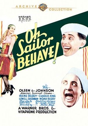 En dvd sur amazon Oh, Sailor Behave!
