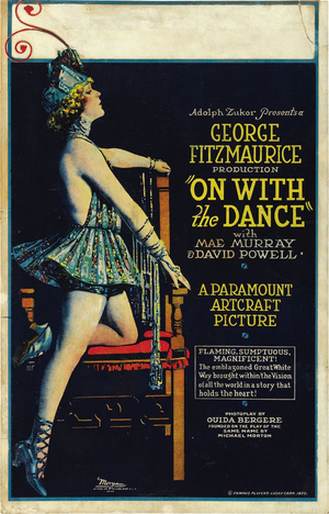En dvd sur amazon On with the Dance