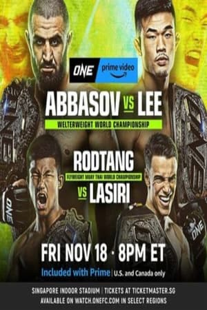 En dvd sur amazon ONE on Prime Video 4: Abbasov vs. Lee