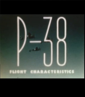 En dvd sur amazon P-38 Flight Characteristics