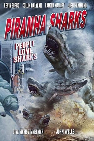 En dvd sur amazon Piranha Sharks
