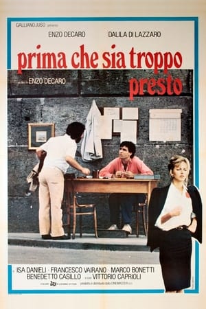 En dvd sur amazon Prima che sia troppo presto