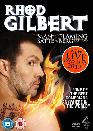 En dvd sur amazon Rhod Gilbert: The Man With The Flaming Battenberg Tattoo