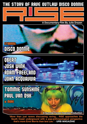 En dvd sur amazon Rise: The Story of Rave Outlaw Disco Donnie