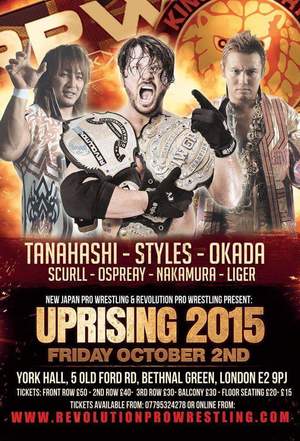 En dvd sur amazon RPW & NJPW: Uprising 2015