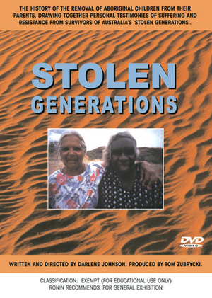 En dvd sur amazon Stolen Generations