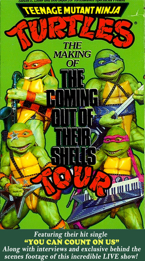 En dvd sur amazon Teenage Mutant Ninja Turtles: The Making of The Coming Out of Their Shells Tour
