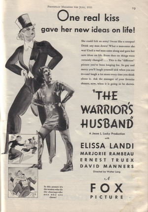En dvd sur amazon The Warrior's Husband