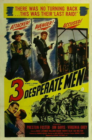 En dvd sur amazon Three Desperate Men