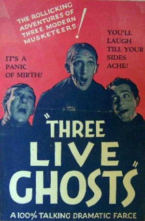 En dvd sur amazon Three Live Ghosts