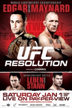 En dvd sur amazon UFC 125: Resolution