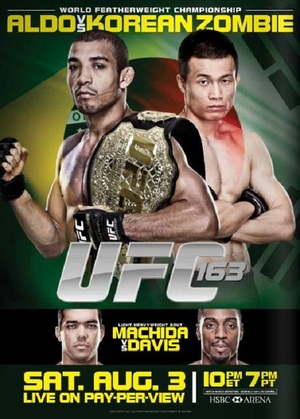 En dvd sur amazon UFC 163: Aldo vs Korean Zombie