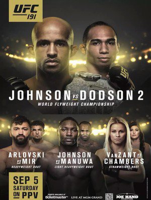 En dvd sur amazon UFC 191: Johnson vs. Dodson 2