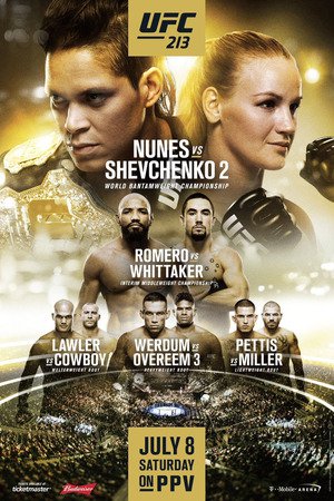 En dvd sur amazon UFC 213: Romero vs. Whittaker