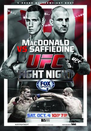 En dvd sur amazon UFC Fight Night 54: MacDonald vs. Saffiedine