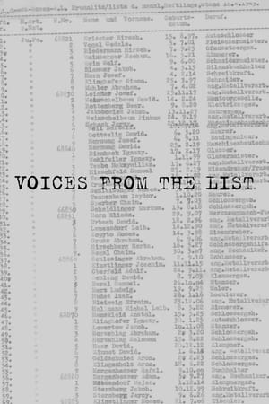 En dvd sur amazon Voices from the List