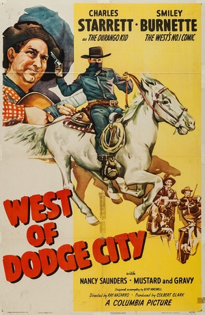 En dvd sur amazon West of Dodge City