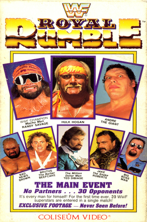 En dvd sur amazon WWE Royal Rumble 1989